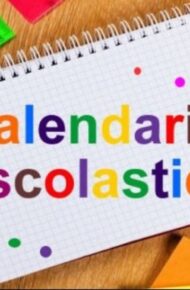 CALENDARIO SCOLASTICO